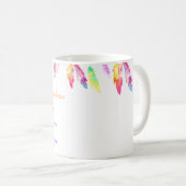 私の魂を高めるコーヒーマグ コーヒーマグカップ (正面右)
