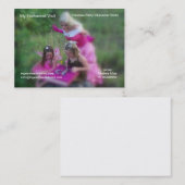 私の魅了された訪問 名刺 (正面/裏面)