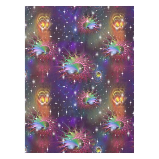 私の魅惑的なディスコファンキーパターン テーブルクロス (正面)