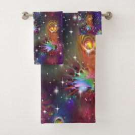 私の魅惑的なディスコファンキーパターン バスタオルセット