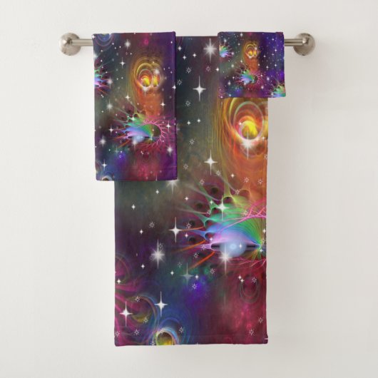 私の魅惑的なディスコファンキーパターン バスタオルセット (インサイチュ)