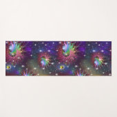 私の魅惑的なディスコファンキーパターン ヨガマット (正面(横))