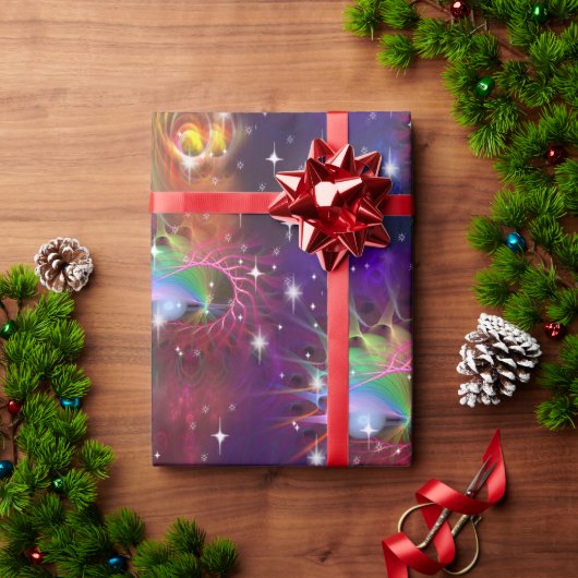 私の魅惑的なディスコファンキーパターン ラッピングペーパー (クリスマスギフト)