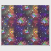 私の魅惑的なディスコファンキーパターン ラッピングペーパー (フラット)