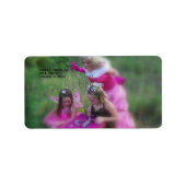 私の魅惑的な訪問 ラベル (正面)