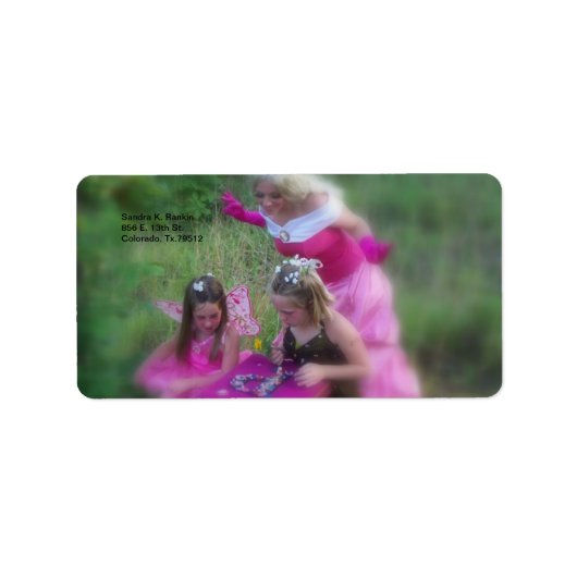 私の魅惑的な訪問 ラベル (正面)