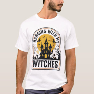 私の魔女たちとのハロウィン ヴィンテージ ハロウィンデザイン_1 Tシャツ