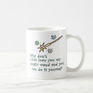 私の魔法の細い棒 コーヒーマグカップ