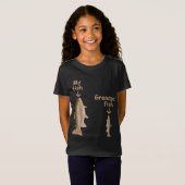 私の魚のおじいちゃんの魚 Tシャツ (正面フル)