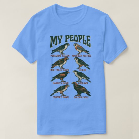 私の鷹匠コミュニティ Tシャツ (デザイン正面)