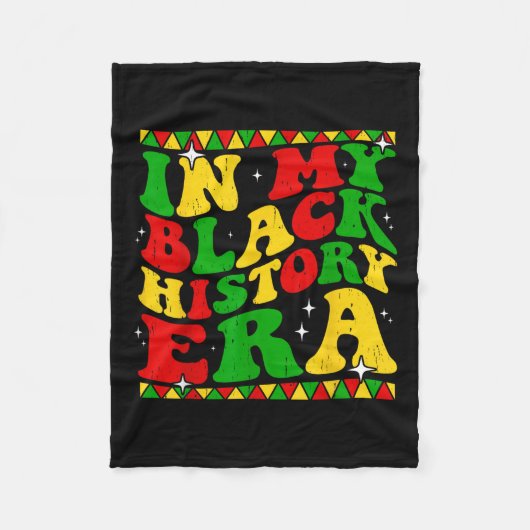 私の黒い歴史の時代に男性の女性の黒い歴史モ フリースブランケット (正面)