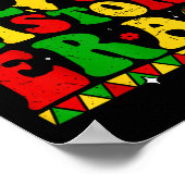 私の黒い歴史の時代に男性の女性の黒い歴史モ ポスター (角)