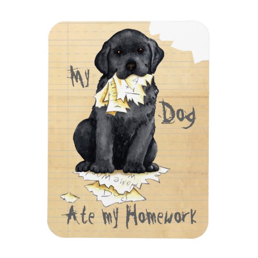 私の黒い研食べ究室宿題 マグネット (縦)