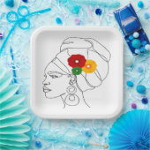 私の黒は美しい ペーパープレート (パーティー)