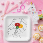 私の黒は美しい ペーパープレート (パーティー)