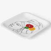 私の黒は美しい ペーパープレート (傾斜あり)