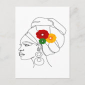 私の黒は美しい ポストカード (正面)