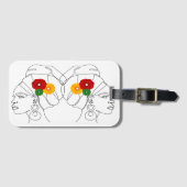 私の黒は美しい ラゲッジタグ (正面横)