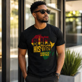 私の黒人の歴史 アフリカの伝統 黒人としての誇り Tシャツ