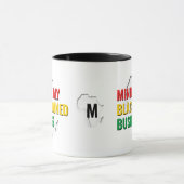 私の黒人経営のビジネスのモノグラムをミンディング マグカップ (中央)