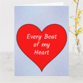 私の鼓動のすべて カード (黄色い花)