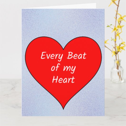 私の鼓動のすべて カード (黄色い花)