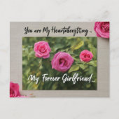 「私の鼓動、私の全てのこと – 私の永遠の彼女 ポストカード (正面)