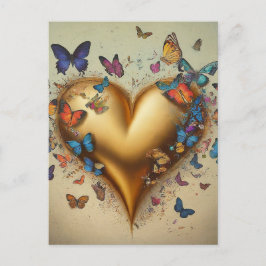 「私の鼓動、私の全てのこと – 私の永遠の彼女 ポストカード