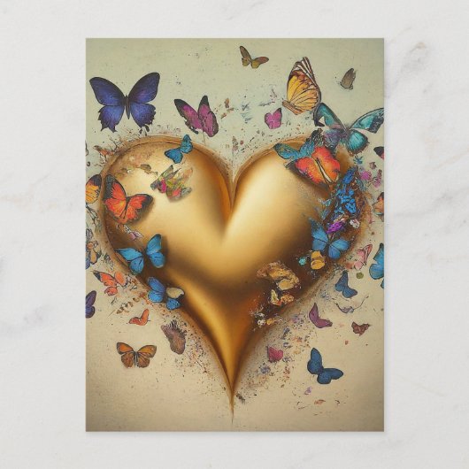 「私の鼓動、私の全てのこと – 私の永遠の彼女 ポストカード (正面)