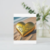 私の鼓動、私の全て – 私の永遠のガールフレンド ポストカード (スタンド正面)