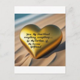 私の鼓動、私の全て – 私の永遠のガールフレンド ポストカード
