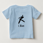 私の鼻糞はより速いです! ベビーTシャツ (裏面)