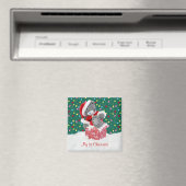 私の1回目のクリスマス – Santa Teddyベアーマグネット マグネット (インサイチュ (食洗機))