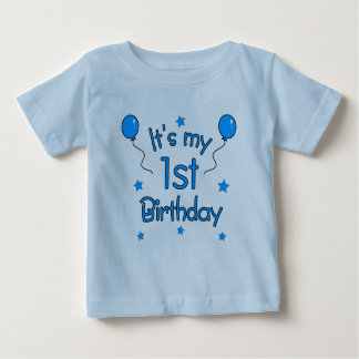 私の1歳の誕生日 ベビーTシャツ