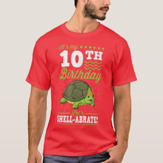 私の10誕生日でウミガメのパーティーを保護 Tシャツ