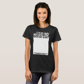 私の10誕生日のサイン私のシャツ10誕生日S Tシャツ (正面フル)