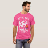私の10誕生日サッカー選手の10日パーティー Tシャツ (正面フル)