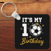 私の10誕生日サッカー10歳 キーホルダー (正面)