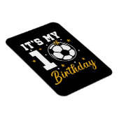 私の10誕生日サッカー10歳 マグネット (右側)