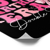 私の10誕生日時代のダブルデジットのコケット弓 ポスター (角)