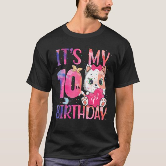 私の10誕生日10周年10年 Tシャツ (正面)