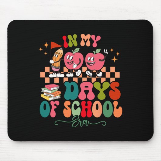 私の100日の学校時代の先生100日Sch マウスパッド (正面)