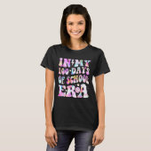 私の100日の学校時代レトロスマイル100日目 Tシャツ (正面フル)