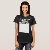 私の12誕生日のサイン私の12歳B-day Pa Tシャツ (正面フル)