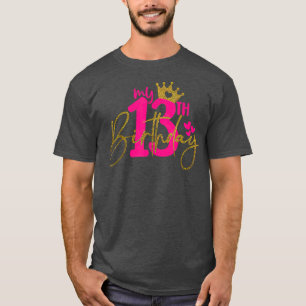 私の13番目の誕生日の女の子13歳の歳の誕生日パーティーPr Tシャツ