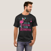 私の15回目の誕生日フラミンゴ誕生日 Tシャツ (正面フル)