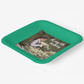 私の16誕生日のYoung Ladyフローラパーティー ペーパープレート (傾斜あり)