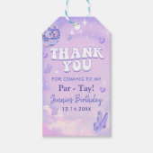 私の18誕生日時代パーティー ギフトタグ (正面)