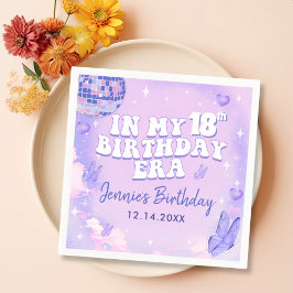 私の18誕生日時代パーティー スタンダードカクテルナプキン