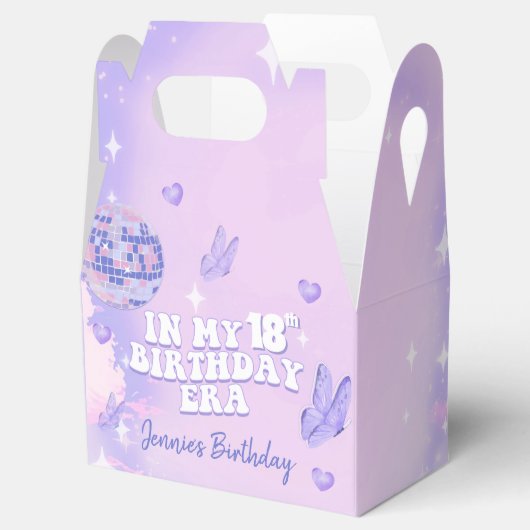 私の18誕生日時代パーティー フェイバーボックス (オープン)